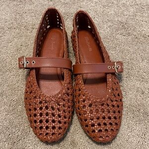 Madewell Chestnut Woven Loafers